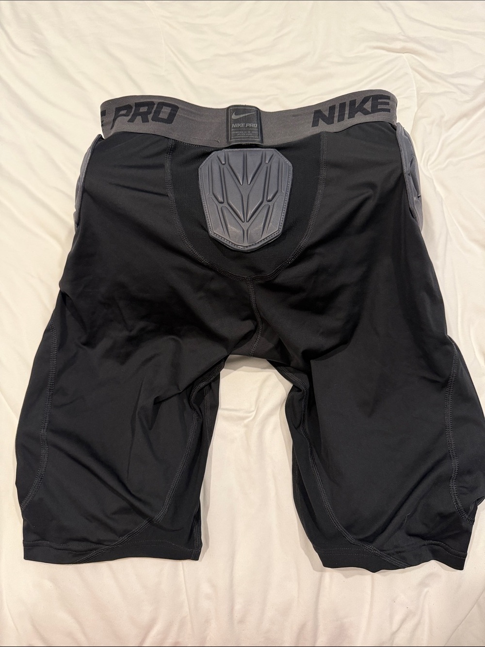 Nike Black Men's Compression Sweat Shorts with Front Molded Pad